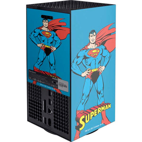 DC Comics Superman Classic Art Pose XBox Series X Digital Edition Console Skin